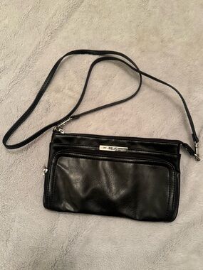 Relic Crossbody Bag Small Multi Zip Shoulder Purse Clutch Detachable Strap